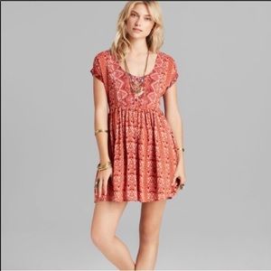 Free People tribal print dress sz M